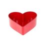 Coupe en forme de cœur HAVIN en plastique, rouge, 22x20x7,5cm