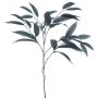 Branche de manguier artificielle WENLIAN, bleu-vert, 75cm