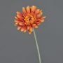 Gerbera artificiel VIRGINIA, orange, 55cm, Ø11cm