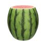 Table de rangement MOLANI en forme de melon d'eau, vert-rouge, 43,5cm, Ø42cm