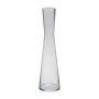 Vase à poser au sol étroit SYRMA en verre, transparent, 60cm, Ø14,5cm
