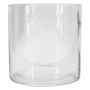 Verre à bougie cylindrique SANSA OCEAN, recyclé, transparent, 15cm, Ø15cm