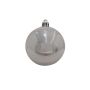 Boule de Noël TEODORA, 6 pièces, argenté brillant, Ø7cm
