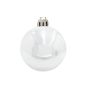 Boule de Noël TEODORA, 6 pièces, blanc brillant, Ø7cm