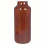 Vase à fleurs SIARA en verre, ambre-transparent, 35cm, Ø15cm