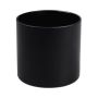 Verre à bougie EVITA, noir mat, 11cm, Ø11,5cm