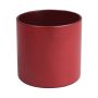 Verre à bougie EVITA, rouge mat, 11cm, Ø11,5cm