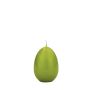 Bougie œuf de Pâques LEONITA, vert, 6cm, 4,5cm, 7h - Made in Germany