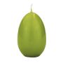 Bougie œuf de Pâques LEONITA, vert, 12cm, 8cm, 40h - Made in Germany