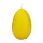 Bougie œuf de Pâques LEONITA, jaune, 12cm, 8cm, 40h - Made in Germany