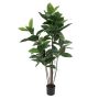 Arbre artificiel Ficus Elastica VICA, troncs artificiels, vert, 120cm