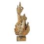 Objet racine en teck BESMA, naturel, 150cm