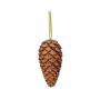 Suspension pomme de pin VINCENT en cuivre, paillettes, 23cm
