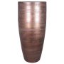 Grand vase en céramique THORAN avec veinures, cuivre, 70cm, Ø32cm