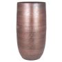 Vase en céramique AGAPE avec veinure, cuivre, 50cm, Ø24,5cm