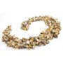 Ensemble d'écorches de fruits en coton CANDY, beige-blanc, 4 cm, Ø 6 cm