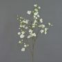 Branche de fleurs de pommier décorative SADAKA avec des fleurs, crème, 100cm