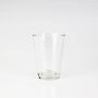 Mini Vase / Photophore ALEX, en verre, transparent, 11cm, Ø 8cm