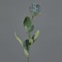 Fausse rose FREIDA, collection écologique, gris-bleu clair, 60cm, Ø4cm