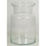 Photophore en verre HANNA OCEAN, transparent, 19cm, Ø14,5cm