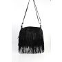 Sac à bandoulière NAVAJA cuir véritable, bleu foncé, 32,5x28,5x4cm
