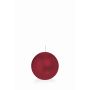 Bougie ronde MAEVA, bordeaux, Ø6cm, 10h - Made in Germany
