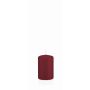 Bougie votive / bougie cylindrique MAEVA, bordeaux, 8cm, Ø5cm, 18h - Made in Germany