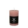 Bougie pilier AURORA, bois de rose, 9cm, Ø5,8cm, 30h - Made in Germany