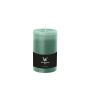 Bougie pilier AURORA, vert menthe, 13cm, Ø7,8cm, 63h - Made in Germany