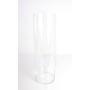 Vase cylindrique / Vase en verre SANSA EARTH, transparent, 60cm, Ø19cm