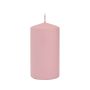 Bougie votive LYCANTHIA, Frosted Pastel, vieux rose, 13cm, Ø7cm, 52h