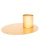 Chandelier en métal TERENCE pour bougies chandelles, vieil or, 4,5cm, Ø12,5cm