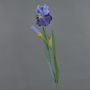 Iris en tissu ALYSSA, bleu, 70cm, Ø13cm