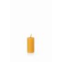 Bougie en cire d'abeille BABETTE, jaune-naturel, 8cm, Ø4cm, 16h - Made in Germany