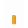 Bougie en cire d'abeille BABETTE, jaune-naturel, 10cm, Ø5cm, 30h - Made in Germany