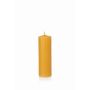 Bougie en cire d'abeille BABETTE, jaune-naturel, 15cm, Ø5cm, 45h - Made in Germany