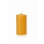 Bougie en cire d'abeille BABETTE, jaune-naturel, 15cm, Ø8cm, 90h - Made in Germany