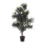 Arbre artificiel de laurier-rose MINOU, troncs naturels, fleuri, blanc, 120cm