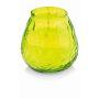 Photophore MAYELA rempli de cire, vert pomme, 10,5cm, Ø10cm, 48h