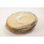 3 disques en bois de bouleau NINO, naturel, 14x21cm