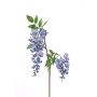 Branche de glycine décorative NEZUMI, fleurs, bleu, 105cm