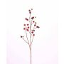 Branche décorative d'églantier GERDA avec fruits, rouge, 110cm