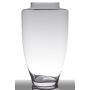 Vase à poser au sol en verre LACEY, conique/rond, transparent, 45cm, Ø26cm