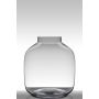 Bougeoir de table en verre GEORGIA EARTH, cylindre/rond, transparent, 38cm, Ø34cm