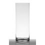 Vase à poser au sol en verre SANYA EARTH, cylindre/rond, transparent, 40cm, Ø15cm