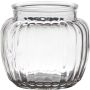 Verre à bougie NOLAN, boule/rond, transparent, 10,5cm, Ø11,5cm
