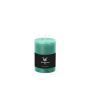 Bougie pilier / bougie en cire AURORA, vert menthe, 10cm, Ø6,8cm, 42h - Made in Germany