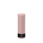 Bougie pilier / bougie en cire AURORA, rose clair, 30cm, Ø10cm, 200h - Made in Germany