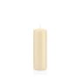 Bougie votive / bougie cylindrique MAEVA, crème, 15cm, Ø5cm, 37h - Made in Germany