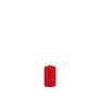 Bougie votive / bougie cylindrique MAEVA, rouge, 20cm, Ø10cm, 156h - Made in Germany